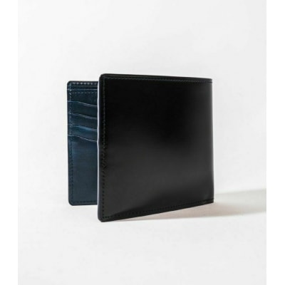 キプリスカード札入れブラック:ブラックxネイビー【kt026-012-2】