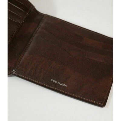 キプリスカード札入れブラック:ネイビーxダークブラウン【kt026-012-3】