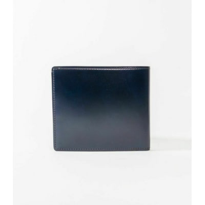 キプリスカード札入れブラック:ネイビーxダークブラウン【kt026-012-3】