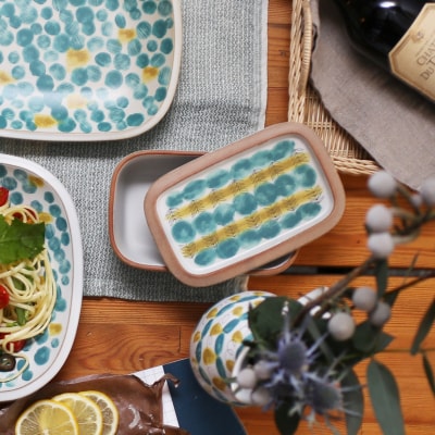 ポトペリー　Fajansバターケース　【kt032-036】