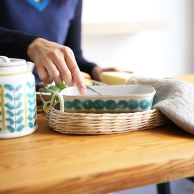 ポトペリー　Fajansバターケース　【kt032-036】