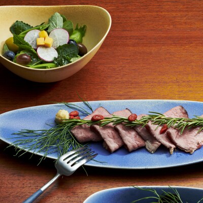 ポトペリー Glantaペアロングプレート　【kt032-047】