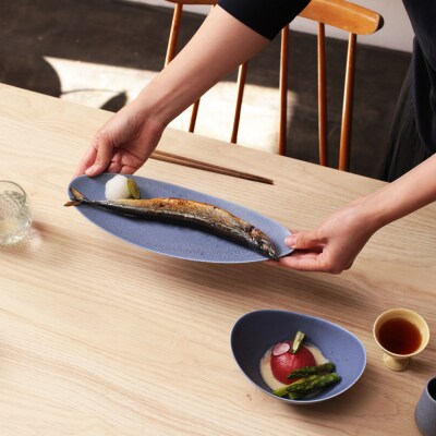 ポトペリー Glantaペアロングプレート　【kt032-047】