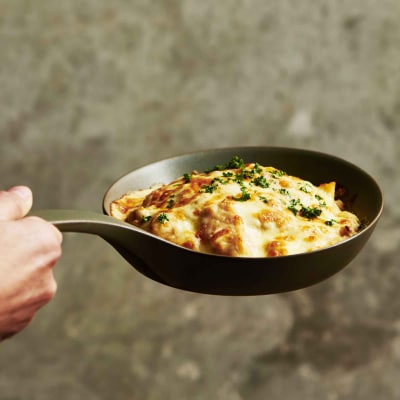 ポトペリー Eldペア スキレット M(ブラック×グリーン)　【kt032-049】