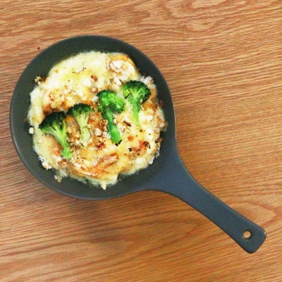 ポトペリー Eldペア スキレット M(ブラック×グリーン)　【kt032-049】