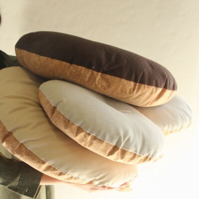 丸座布団 コルクレザー生地 60R 60cm(ツムギクロス:茶) 【kt031-005-2】