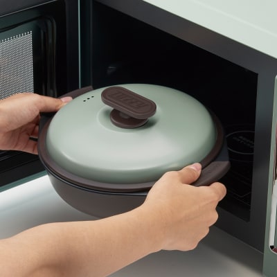 Toffy 電子レンジ用グリル鍋K-MW4　カラー:ピュアホワイト【kt072-002-2】