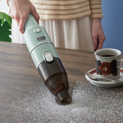 Toffy コードレススティッククリーナーHW-VC2　カラー:ブルーグレイ　kt072-008-3