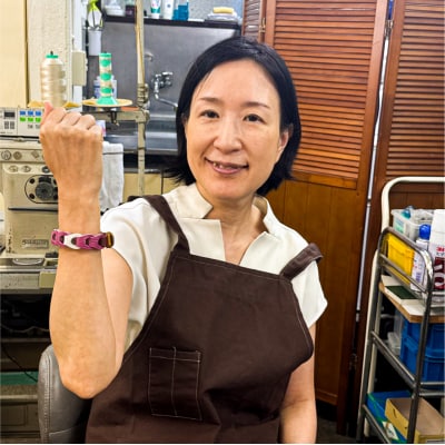 30分でできる　小学生から参加OK　本革ブレスレット作り　【2名様分】【kt057-001-1】
