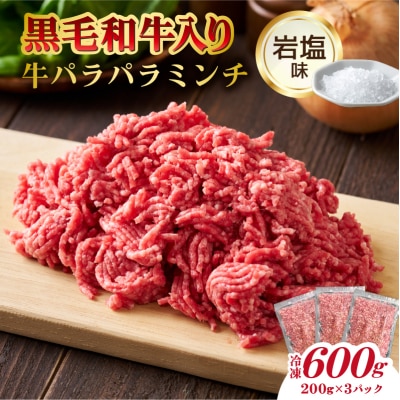 黒毛和牛入り「牛パラパラミンチ」(岩塩味)【kt070-001-3】