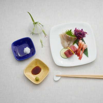 テシオ　星かげ 伝統色豆皿　4枚組【kt032-058】