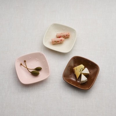 テシオ　星かげ ハーフマット豆皿　4枚組【kt032-059】