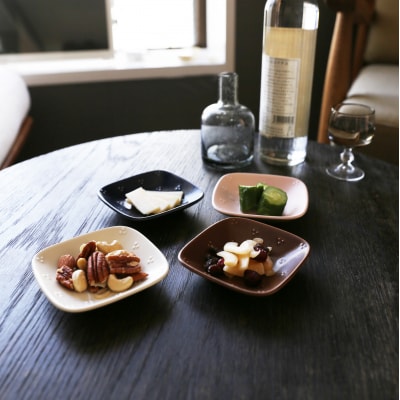 テシオ　星かげ ハーフマット豆皿　4枚組【kt032-059】