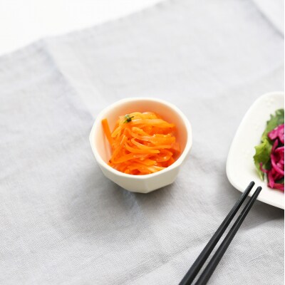 テシオ　豆皿セット　4枚組(柘榴・赤)【kt032-060】