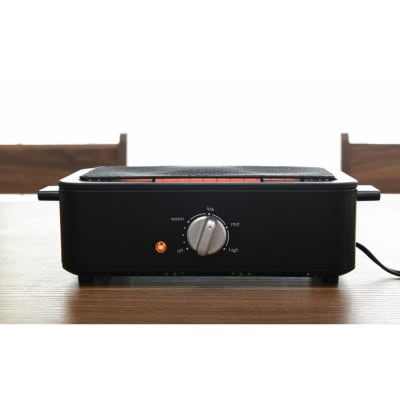 山善 スモークレス 減煙電気七輪 HITORI-JIME GRILL 【kt049-017】