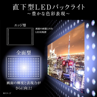 山善 Qriom チューナーレステレビ 40型 QRK-40TL2K 【kt049-020】