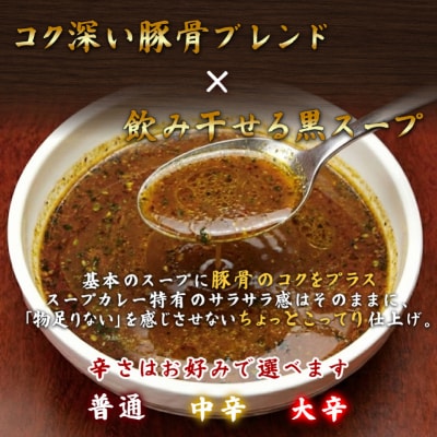ミシュラン東京ビブグルマン掲載のこってり【黒スープ】角煮スープカレー2人前 【kt107-003】