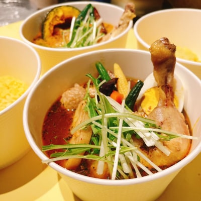 【ミシュラン掲載】銀座発!札幌スープカレー・骨付きチキンスープカレー2人前 【kt107-004】