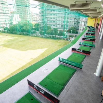 天然芝屋外練習場ご利用券　(カフェ利用クーポン付き)【kt108-002】