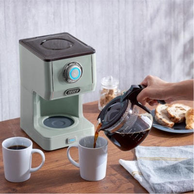 Toffy アロマドリップコーヒーメーカーK-CM5 カラー:グレージュ【kt072-011-2】