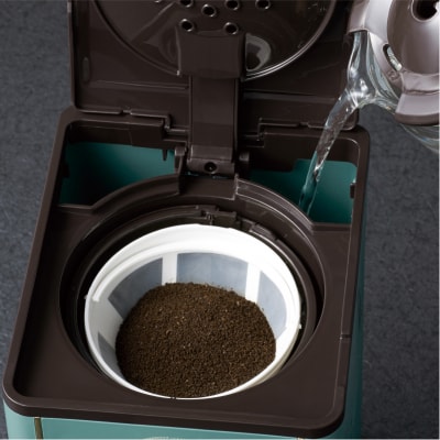 Toffy アロマドリップコーヒーメーカーK-CM5 カラー:グレージュ【kt072-011-2】