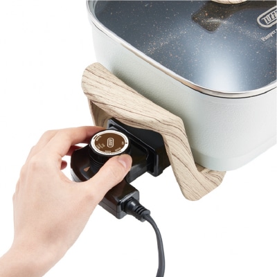 Toffy コンパクトマルチ電気鍋K-HP3　カラー:アッシュホワイト【kt072-012-2】