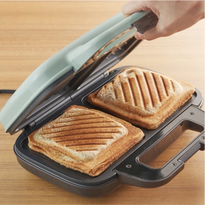 Toffy ホットサンドメーカーK-HS4　カラー:ペールアクア【kt072-015-1】