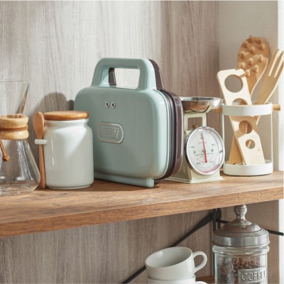 Toffy ホットサンドメーカーK-HS4　カラー:アッシュホワイト【kt072-015-2】