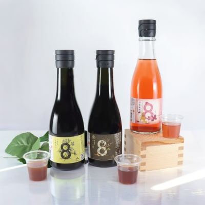 「深川リキュルラボ」クラフト梅酒お試しセット300m×3本 【kt043-006】