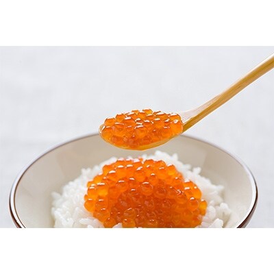 北海道産　いくら醤油漬100g×3≪天然秋鮭卵使用≫