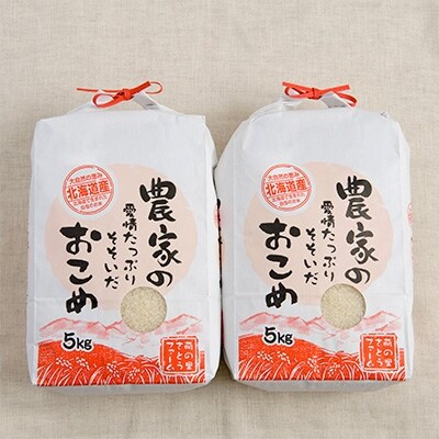 2022年1月発送開始『定期便』白米　10kg(5kg×2)　ななつぼし【北海道留萌産】全12回