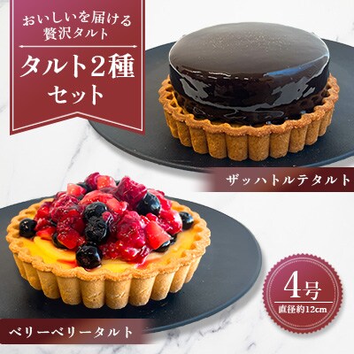 【タルト2種セット】ベリーベリータルト&ザッハトルテタルト(広川町)