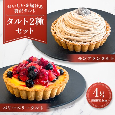 【タルト2種セット】ベリーベリータルト&モンブランタルト(広川町)