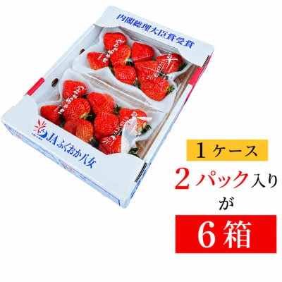 【2027年2月上旬より順次発送】博多あまおう6ケース(250g×12パック) 約3kg(広川町)