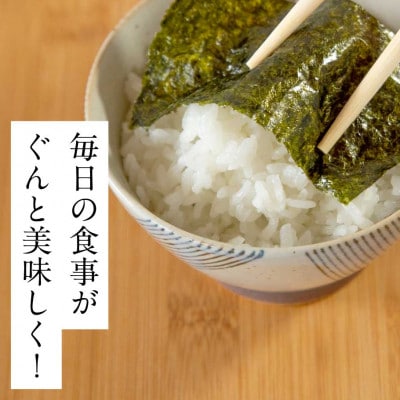 【毎月定期便】初摘み新海苔　焼海苔10袋セット　全形5枚×10袋　福岡有明のり(広川町)全2回