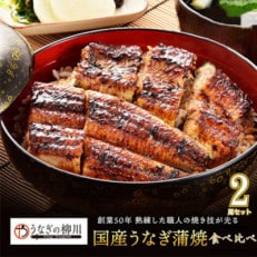 蒲焼食べ比べセット(2尾セット) 【うなぎの柳川】 | ふるさと納税のお礼品