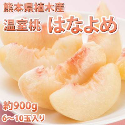 桃 はなよめ 秀品 約900g【2026年5月下旬から2026年6月下旬発送予定】(熊本市)