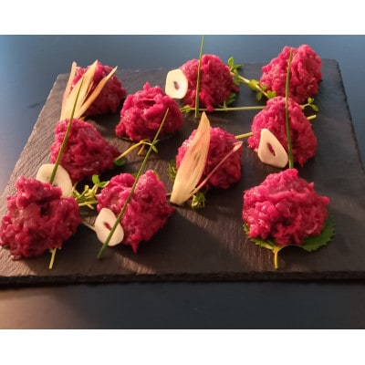 馬刺し赤身ユッケ10個セット(熊本市)