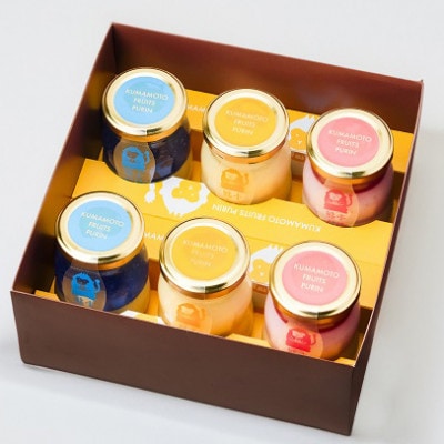 熊本プリンセット(なめらかプリン ・ 火の国いちごプリン ・ 水の国ラムネプリン) 各2個　計6個