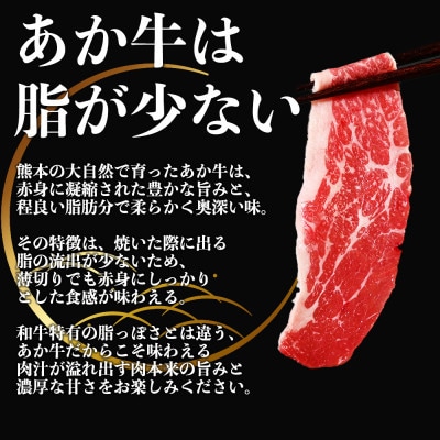 熊本和牛 あか牛 切り落とし 計1kg(250g×4パック)【オアシス九州】(熊本市)