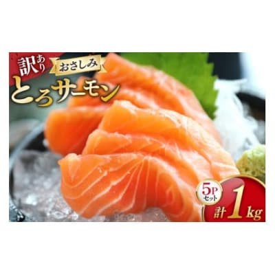 訳ありおさしみとろサーモン 200g×5パック