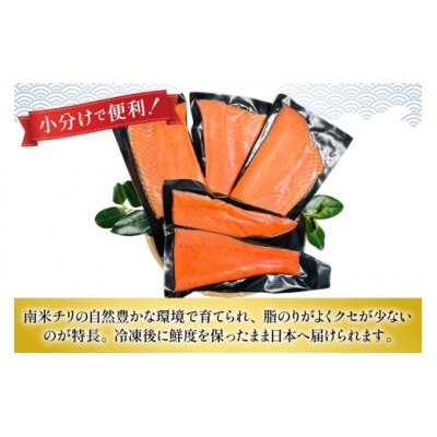 【毎月定期便】訳ありおさしみとろサーモン 200g×5パック全6回