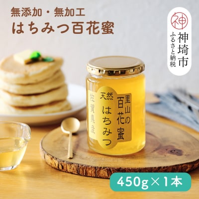 国産はちみつ(神埼産)百花蜜 450g (H050127)