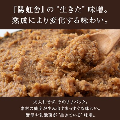 自然栽培 くらかけ大豆 手作り 味噌 500g×1 素材の力をそのまま熟成。