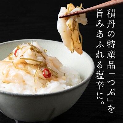 【9月30日受付終了】【10月発送】積丹 老舗手作りシリーズ "つぶ塩辛”160g×10個セット