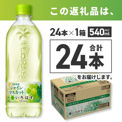い・ろ・は・す シャインマスカット540mlPET×24本_hs137-041