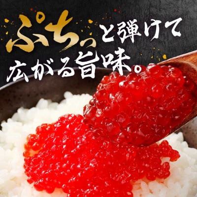 北海道加工　紅鮭いくら醤油漬け　400g_hs084-034