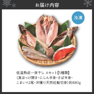 低温熟成一夜干し Aセット 5種類_hs145-034