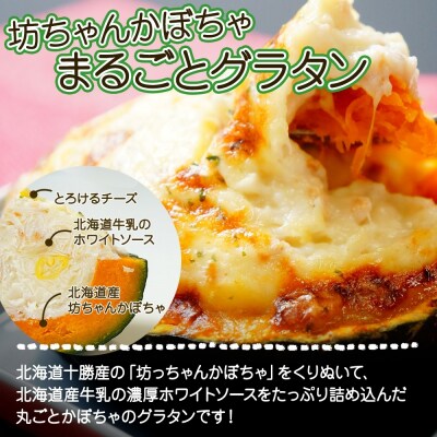 ■北海道グラタン 2種■坊ちゃんかぼちゃ230g とろ～りチーズ250g 各2個_hs289-060