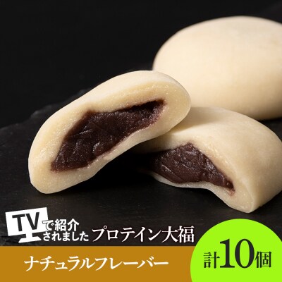 プロテイン大福 ナチュラル 10個 北海道産_hs017-319